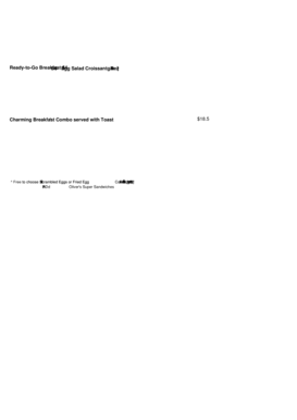 Oliver's Super Sandwiches Delivery & Fax Order Form