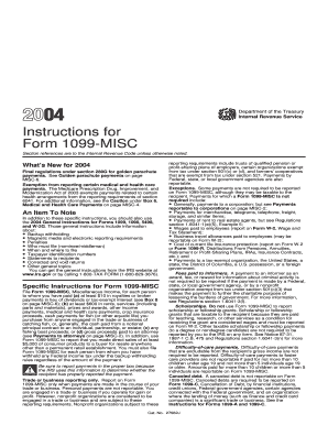 99 form - 2004 1099 fillable form