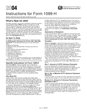 Instructions for Form 1099-H