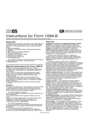 Instructions for Form 1099-B