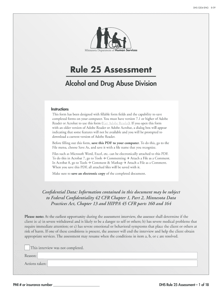 rule 25 assessment Preview on Page 1