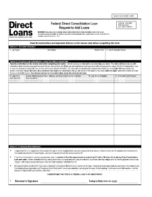 Direct loan request form - myfedloan