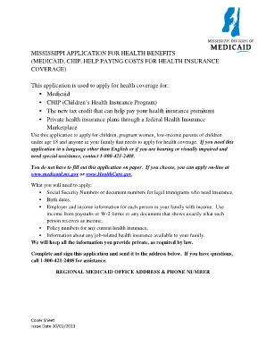 Virginia medicaid eligibility income chart - Mississippi Medicaid Application Form - Mississippi Division of ... - medicaid ms