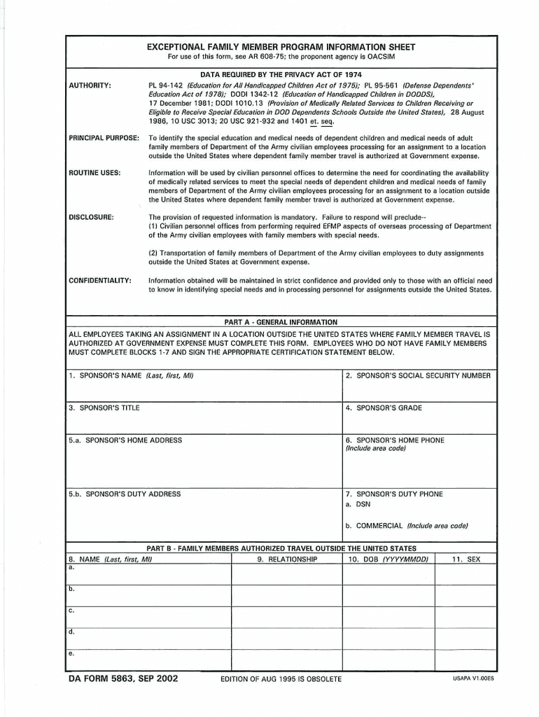 da form 5863 Preview on Page 1.