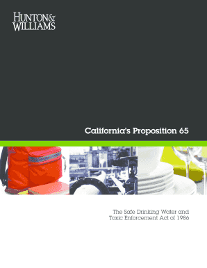 Fillable Online Download the Proposition 65 Brochure - California's Proposition 65 Fax Email ...