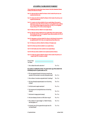 Anti-Flipping Tangible Benefit Worksheet