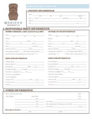 Patient Information Form