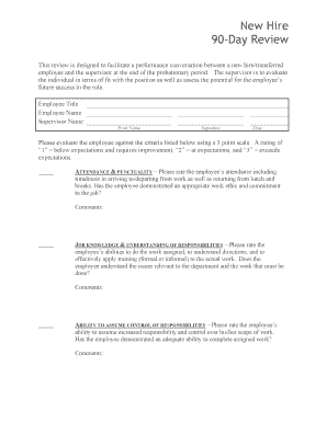 90 plan for new job - 90DayReview. DA FORM 3626, 1 JUN 1978 - cobar