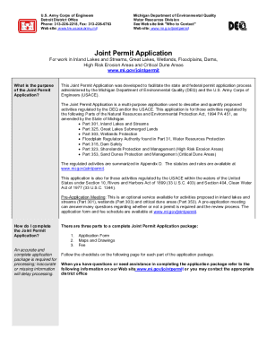 Michigan Residential Mooring Buoy Permit