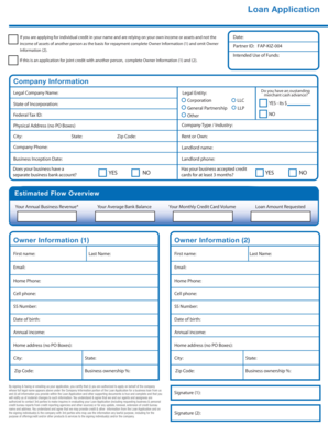 Loan Application Form