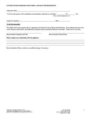 personal character reference letter forms and templates fillable uf letter of recommendation form