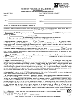 Contract to Purchase Real Estate