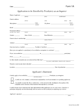 Form preview