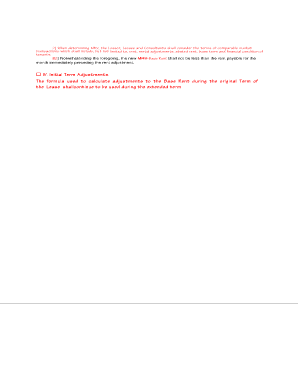 Standard Lease Addendum for Rent Adjustments