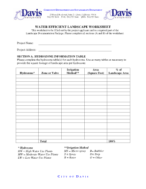 School club budget template - Landscape Water Budget Worksheet - the Department of Community ...