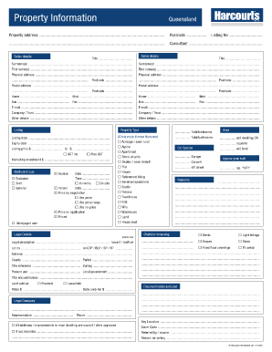 Queensland Property Listing Form