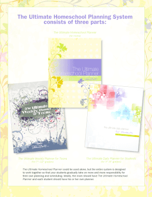 Ultimate Homeschool Planner System