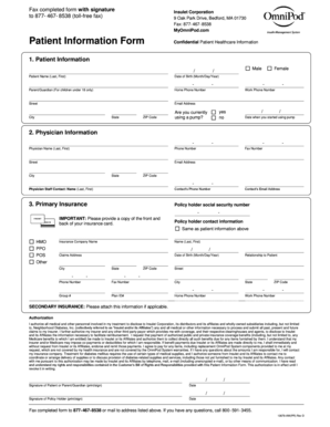 Patient Information Form