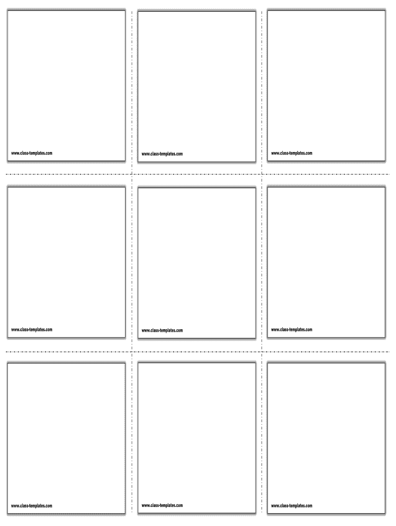 Flash Card Template - Fill Online, Printable, Fillable, Blank Regarding Free Printable Flash Cards Template