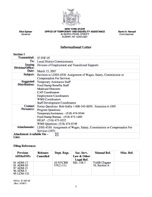 Transmittal letter - ldss 4529 form