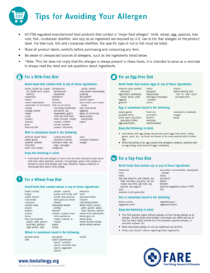 Tips for Avoiding Your Allergen