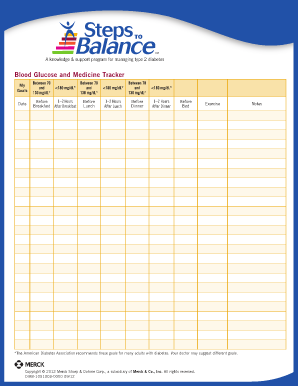 Daily Glucose Tracker -