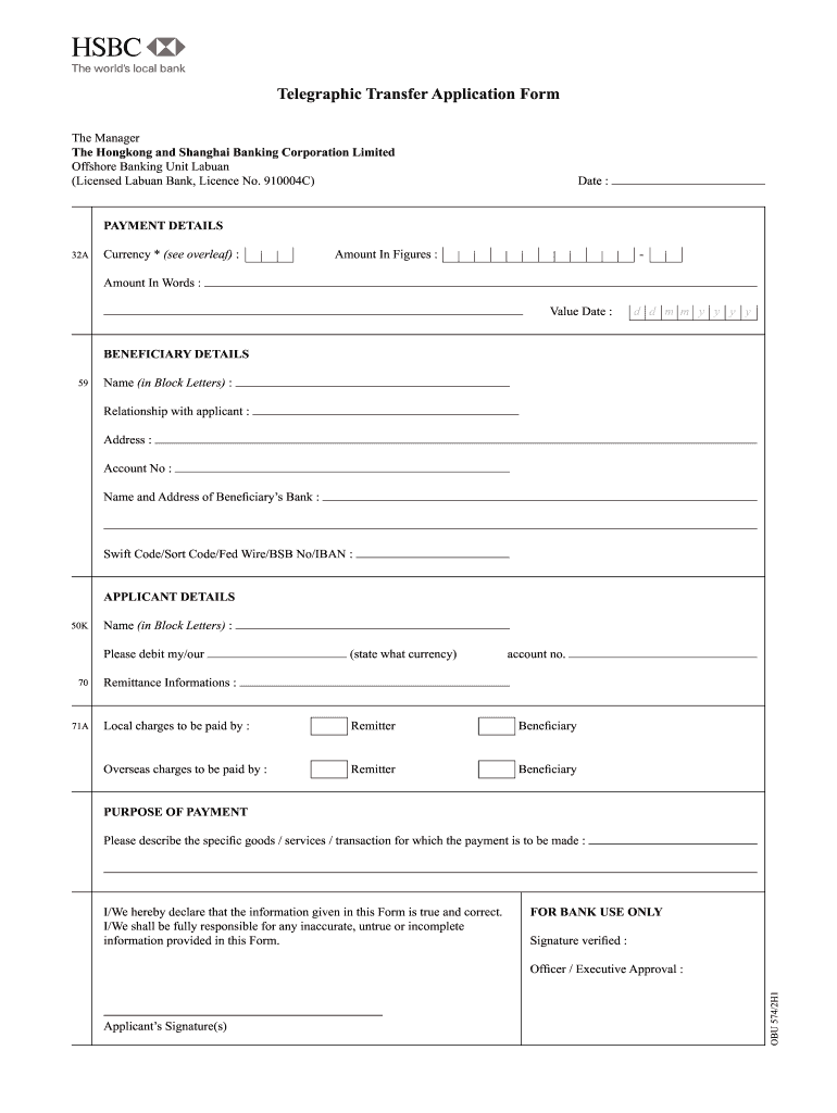 dbs business telegraphic transfer form