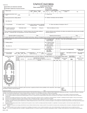 Dental Pre-Treatment Estimate Form