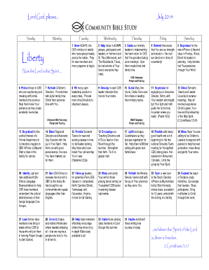 July 2014 - Community Bible Study