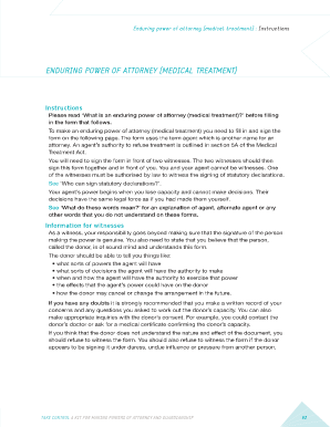 Enduring Power of Attorney (Medical Treatment)