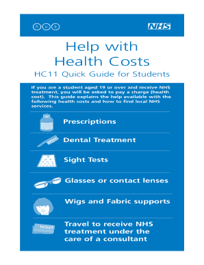 Help with Health Costs - Gower Street Practice