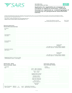 South African Income Tax IT 77 Form