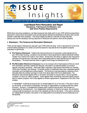 Fillable Online CAA's Issue Insight - California Apartment Association ...