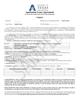 Apartment Lease Agreement