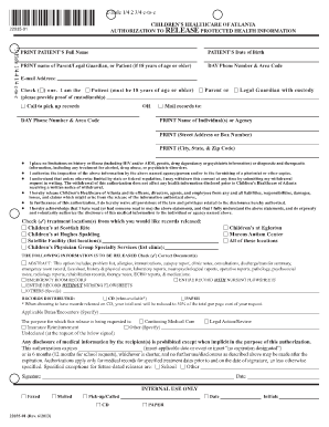 Authorization to Release Protected Health Information