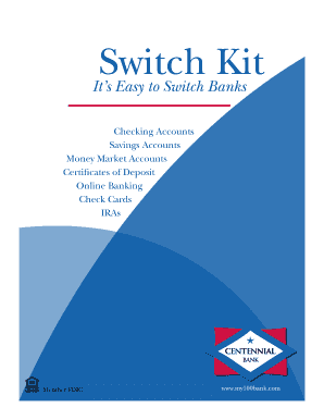 Centennial Bank Switch Kit