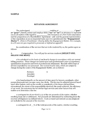 Page 1 of 4 SAMPLE RETAINER AGREEMENT The undersigned ... - mcba