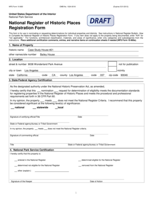 National Register of Historic Places Registration Form
