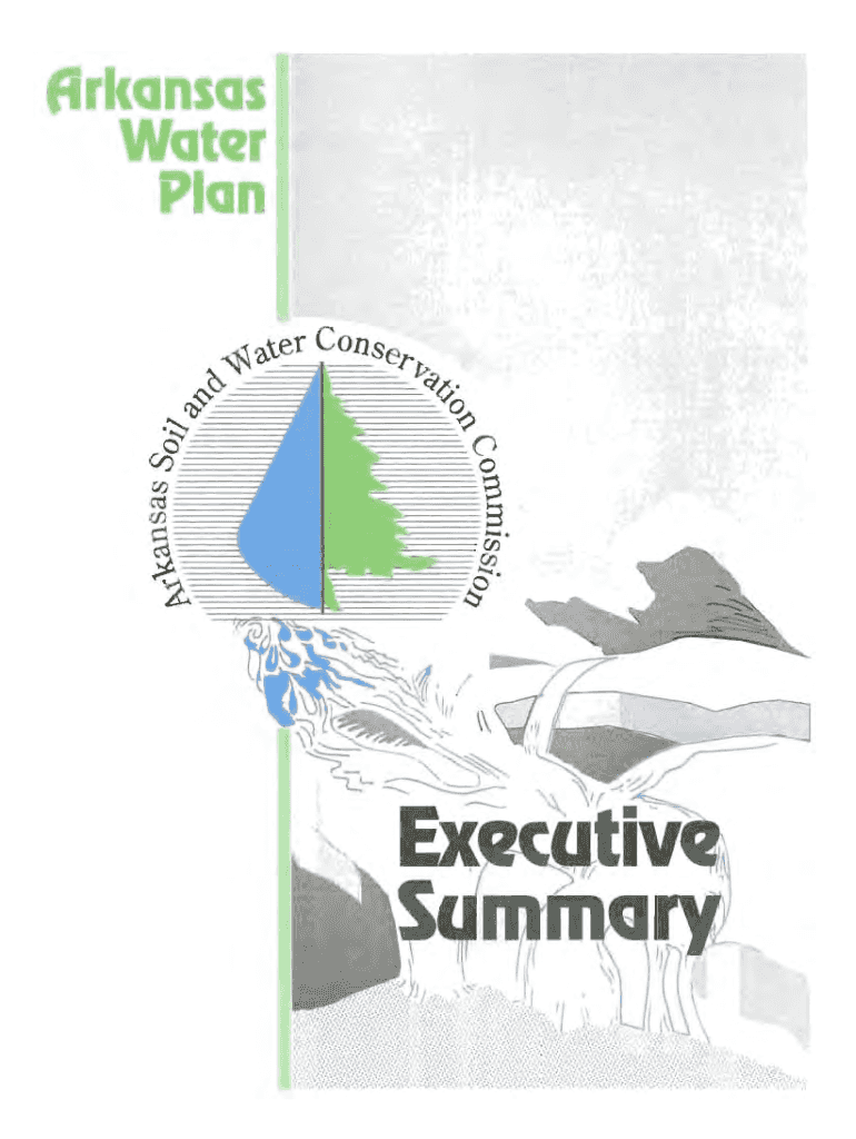 Fillable Online Arkansas Water Plan State of Arkansas Fax Email Print
