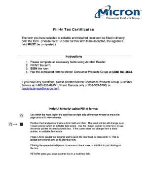Streamlined Sales and Use Tax Agreement Certificate of Exemption