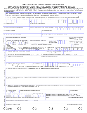 New York Employer's Report of Work-Related Accident