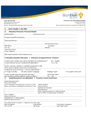 Employment application form - Job Application Word.doc. Sample I-485 Form - Adjustment of Status Form