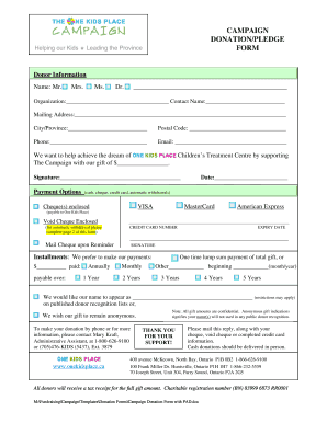 Campaign Donation Form