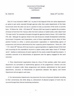 Dated, io" July 2014. MEMORANDUM Rule 47 D was ins - Finance ...