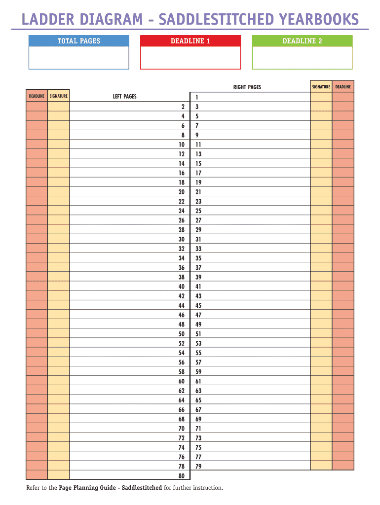 Yearbook Ladder Template 2020 2021 Fill And Sign Printable Template