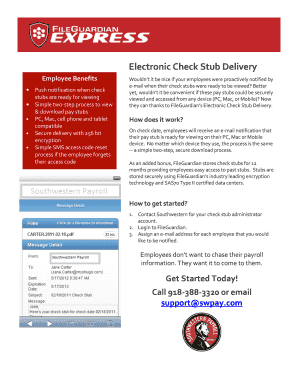 Simple appointment letter sample - Electronic Check Stub Delivery