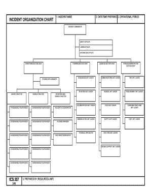 Incident Command System Organization Chart