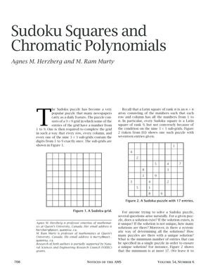 chromatic polynomial sudoku form