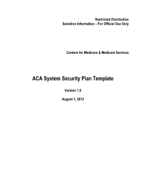 Personal financial plan example - CMS System Security Plan Template - Centers for Medicare ... - cms