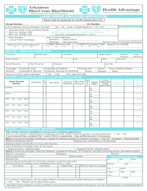 Arkansas Blue Cross Employee Application